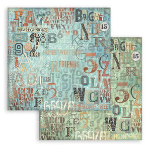 Stamperia Furry Friends Collection - 12” x 12” Pad - 10 Double Faced Background Selection