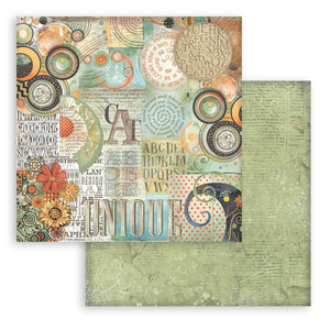 Stamperia Furry Friends Collection - 12” x 12” Pad - 10 Double Faced Background Selection