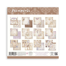 Stamperia Quiet Days Collection - 12” x 12” Pad - 10 Double Faced Sheets
