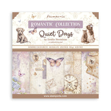 Stamperia Quiet Days Collection - 12” x 12” Pad - 10 Double Faced Sheets