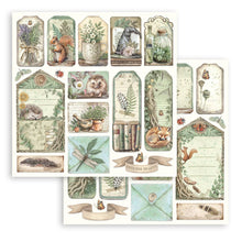 Stamperia Herbarium Silvae Collection - 12” x 12” Pad - 10 Double Faced Sheets