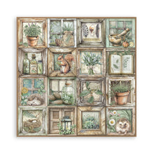 Stamperia Herbarium Silvae Collection - 12” x 12” Pad - 10 Double Faced Sheets