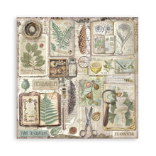 Stamperia Herbarium Silvae Collection - 12” x 12” Pad - 10 Double Faced Sheets