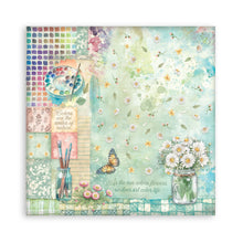 Stamperia Daisy Art Collection - 12” x 12” Pad - 10 Double Faced Sheets