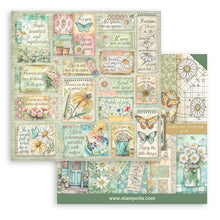 Stamperia Daisy Art Collection - 12” x 12” Pad - 10 Double Faced Sheets