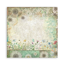 Stamperia Daisy Art Collection - 12” x 12” Pad - 10 Double Faced Sheets