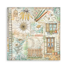 Stamperia Daisy Art Collection - 12” x 12” Pad - 10 Double Faced Sheets