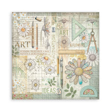 Stamperia Daisy Art Collection - 12” x 12” Pad - 10 Double Faced Sheets