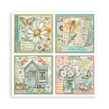 Stamperia Daisy Art Collection - 12” x 12” Pad - 10 Double Faced Sheets