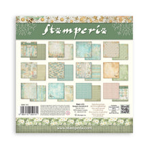 Stamperia Daisy Art Collection - 12” x 12” Pad - 10 Background Double Faced Sheets