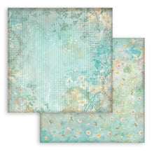 Stamperia Daisy Art Collection - 12” x 12” Pad - 10 Background Double Faced Sheets