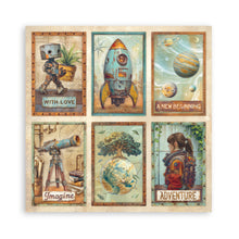 Stamperia - A New Beginning Collection - 12” x 12” Pad - 10 Double Faced Sheets