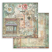 Stamperia - Gardens of Time Collection - 12” x 12” Pad - 10 Double Faced Sheets