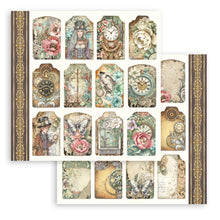 Stamperia - Gardens of Time Collection - 12” x 12” Pad - 10 Double Faced Sheets