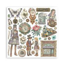 Stamperia - Gardens of Time Collection - 12” x 12” Pad - 10 Double Faced Sheets