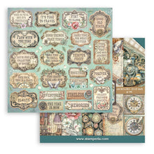 Stamperia - Gardens of Time Collection - 12” x 12” Pad - 10 Double Faced Sheets