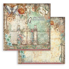 Stamperia - Gardens of Time Collection - 12” x 12” Pad - 10 Double Faced Sheets