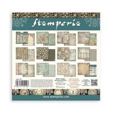 Stamperia - Gardens of Time Collection - 12” x 12” Pad - 10 Background Double Faced Sheets