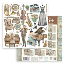 Stamperia Symphony Collection 12" x 12" Paper Pad – 10 Double-Faced Sheets