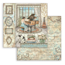 Stamperia Symphony Collection 12" x 12" Paper Pad – 10 Double-Faced Sheets