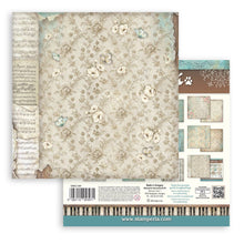 Stamperia Symphony Collection 12" x 12" Paper Pad – 10 Background Double-Faced Sheets