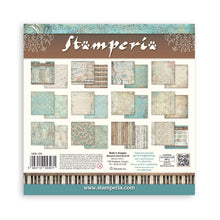 Stamperia Symphony Collection 12" x 12" Paper Pad – 10 Background Double-Faced Sheets