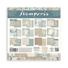 Stamperia - White Christmas - 12"x12" Paper Pad – 10 Background Double-Faced Sheets
