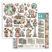 Stamperia Furry Friends 2 12 × 12" Paper Pad – 10 Double-Sided Sheets