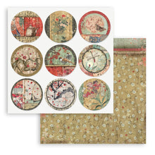 Stamperia Oriental Garden Collection 8" x 8" Paper Pad – 10 Double-Faced Sheets