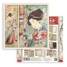 Stamperia Oriental Garden Collection 8" x 8" Paper Pad – 10 Double-Faced Sheets