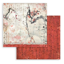 Stamperia Oriental Garden Collection 8" x 8" Paper Pad – 10 Double-Faced Sheets