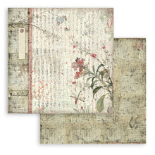 Stamperia Oriental Garden Collection 8" x 8" Paper Pad – 10 Double-Faced Sheets