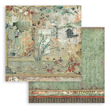 Stamperia Oriental Garden Collection 8" x 8" Paper Pad – 10 Double-Faced Sheets