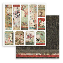 Stamperia Oriental Garden Collection 8" x 8" Paper Pad – 10 Double-Faced Sheets