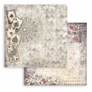 Stamperia Master of Magic Maxi Backgrounds 8” x 8” Pad - 8 double faced sheets - SBBS123