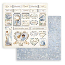 Stamperia Timeless 8” x 8” Pad - 8 double faced sheets - SBBS127