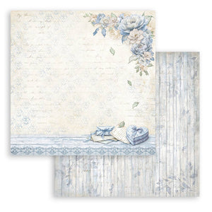 Stamperia Timeless 8” x 8” Pad - 8 double faced sheets - SBBS127