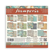 Stamperia Furry Friends Collection 8” x 8” Pad - 10 Double Sided Background Selection