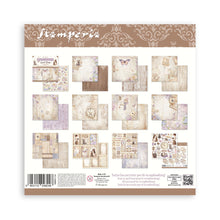 Stamperia Quiet Days Collection 8” x 8” Pad - 10 Double Faced Sheets