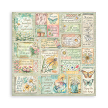 Stamperia Daisy Art Collection 8” x 8” Pad - 10 Double Faced Sheets