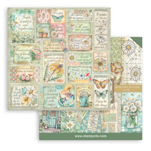Stamperia Daisy Art Collection 8” x 8” Pad - 10 Double Faced Sheets