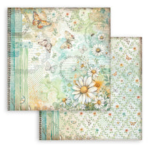Stamperia Daisy Art Collection 8” x 8” Pad - 10 Double Faced Sheets