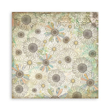 Stamperia Daisy Art Collection 8” x 8” Pad - 10 Double Faced Sheets