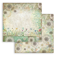 Stamperia Daisy Art Collection 8” x 8” Pad - 10 Double Faced Sheets