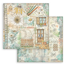 Stamperia Daisy Art Collection 8” x 8” Pad - 10 Double Faced Sheets