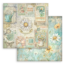 Stamperia Daisy Art Collection 8” x 8” Pad - 10 Double Faced Sheets