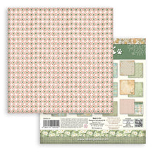 Stamperia Daisy Art Collection 8” x 8” Pad - 10 Backgrounds Double Faced Sheets