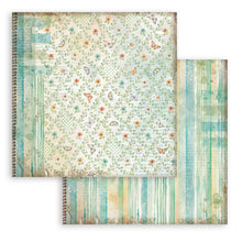 Stamperia Daisy Art Collection 8” x 8” Pad - 10 Backgrounds Double Faced Sheets