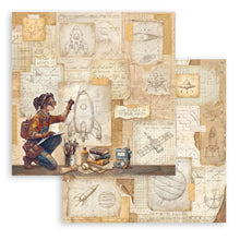 Stamperia - A New Beginning Collection 8” x 8” Pad - 10 Double Faced Sheets