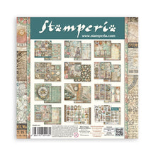 Stamperia - Gardens of Time Collection 8” x 8” Pad - 10 Double Faced Sheets